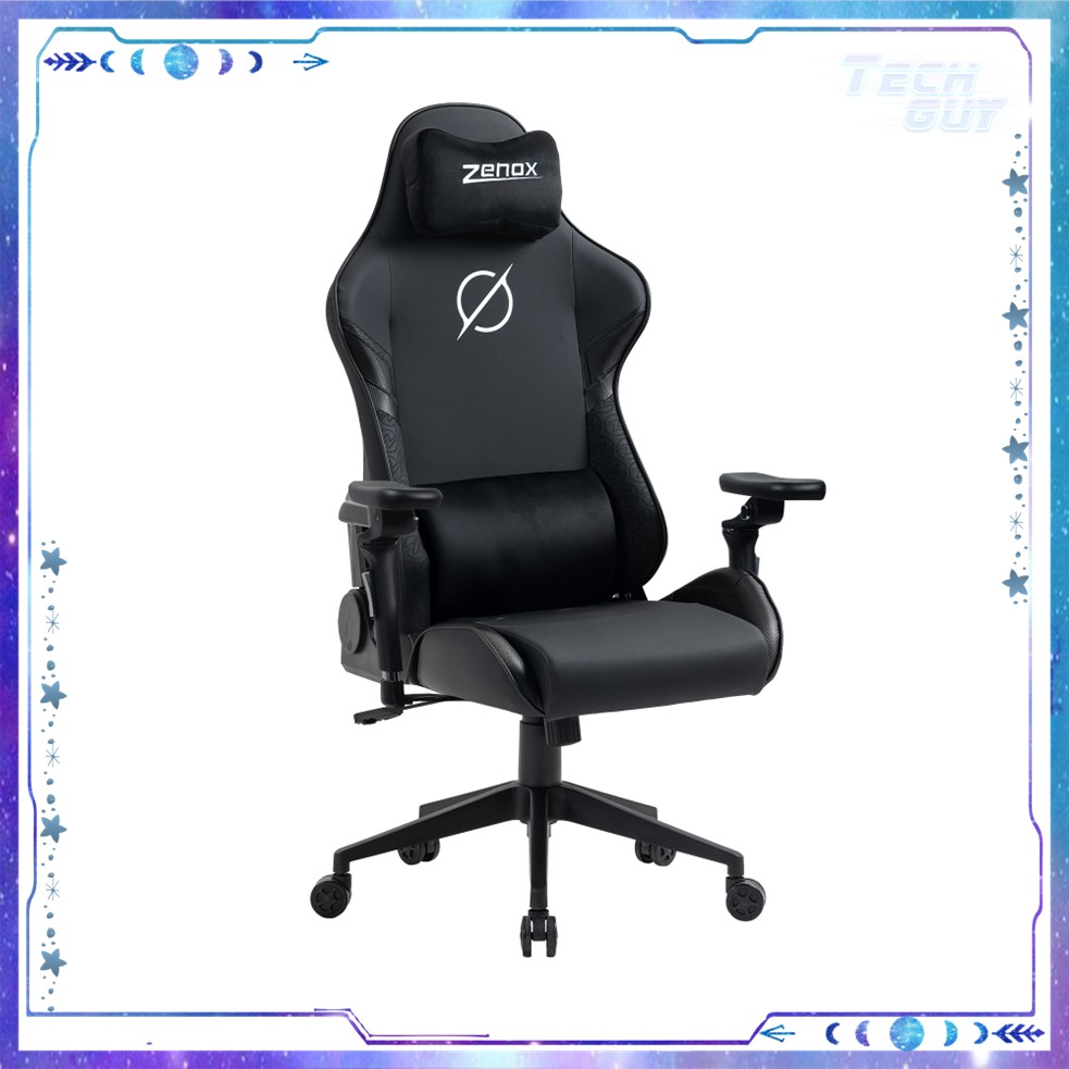 Zenox Saturn Mk-2 Gaming Chair (LeatherCarbon) (1) Zenox Saturn Mk-2 Gaming Chair 電競椅 (LeatherCarbon)